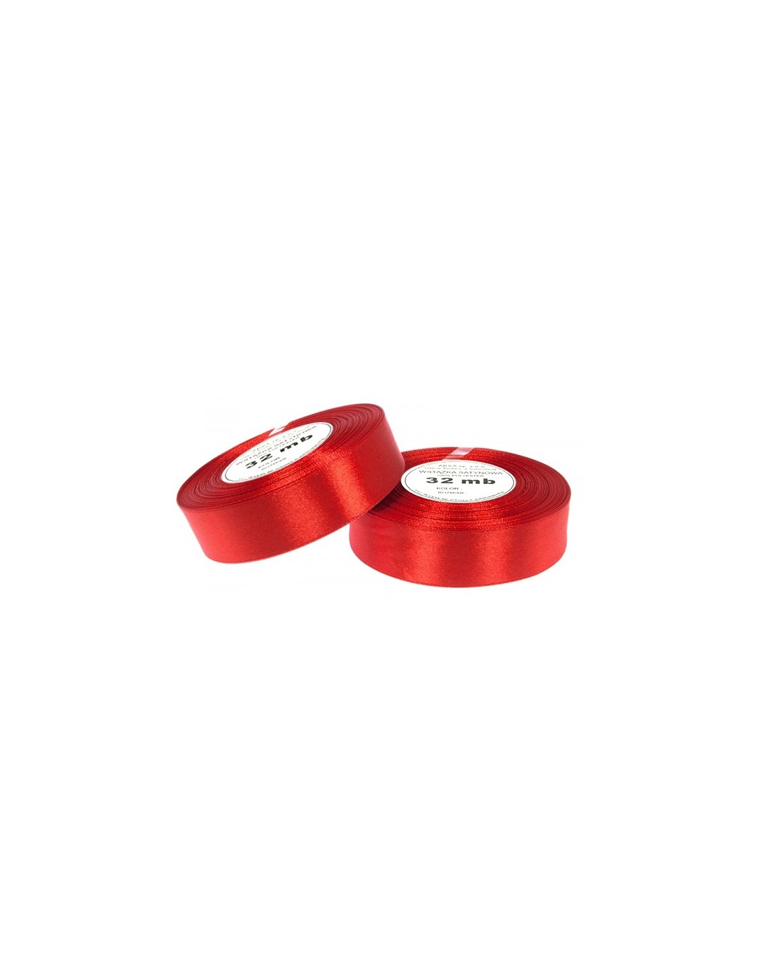 6mm WS8031 Panglică de satin roșu 32mb 6mm WS8031 Panglică de satin roșu 32mb