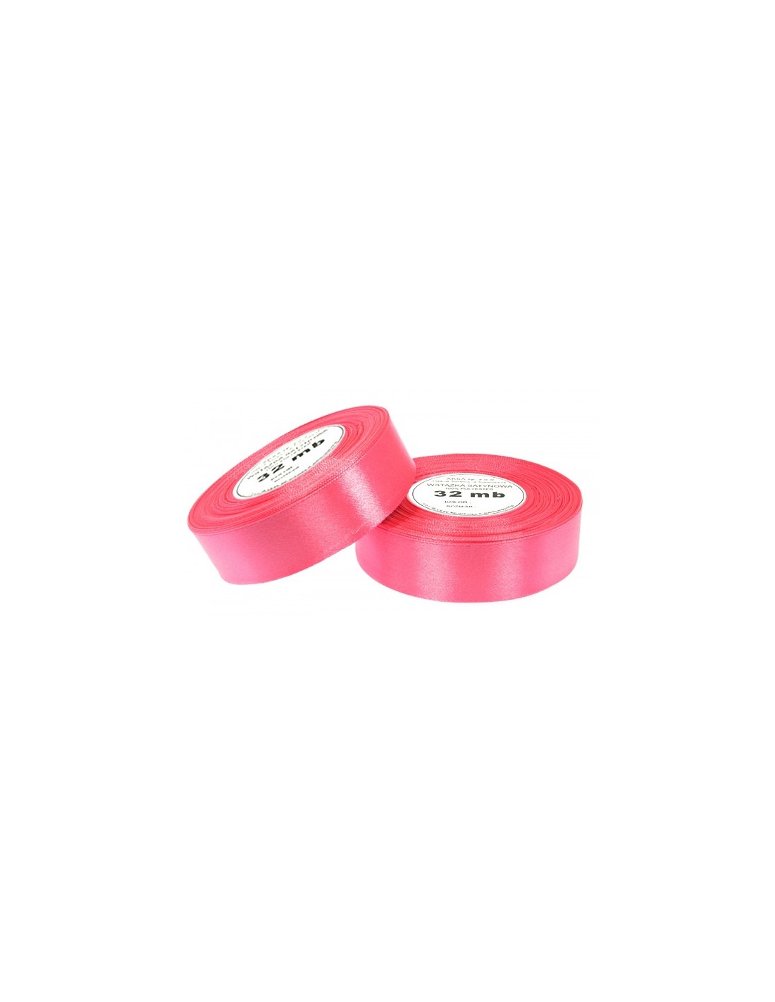 12mm WS8049 Panglică de satin roz intensiv 32mb 12mm WS8049 Panglică de satin roz intensiv 32mb