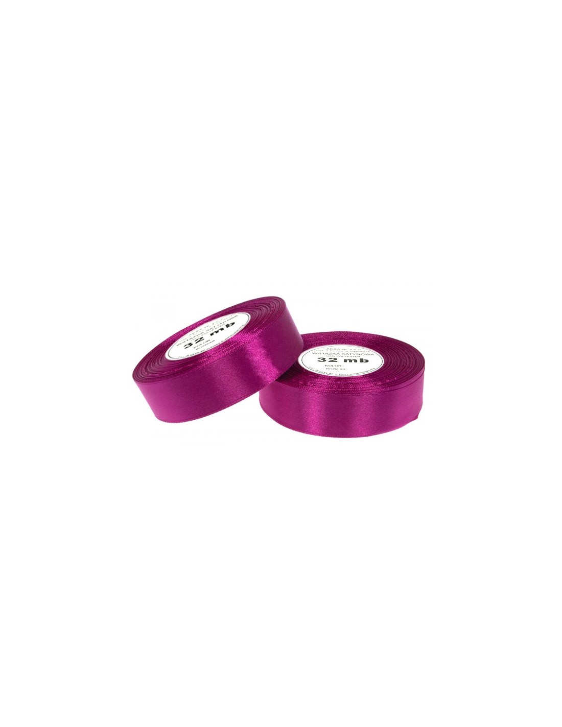 12mm WS8053 Panglică de satin fuchsia 32mb 12mm WS8053 Panglică de satin fuchsia 32mb