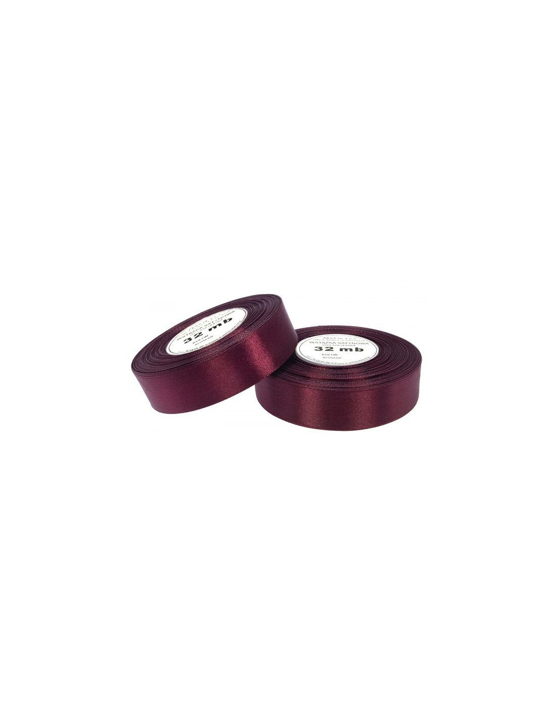 12mm WS8060 Panglică de satin burgundy închis 32mb 12mm WS8060 Panglică de satin burgundy închis 32mb