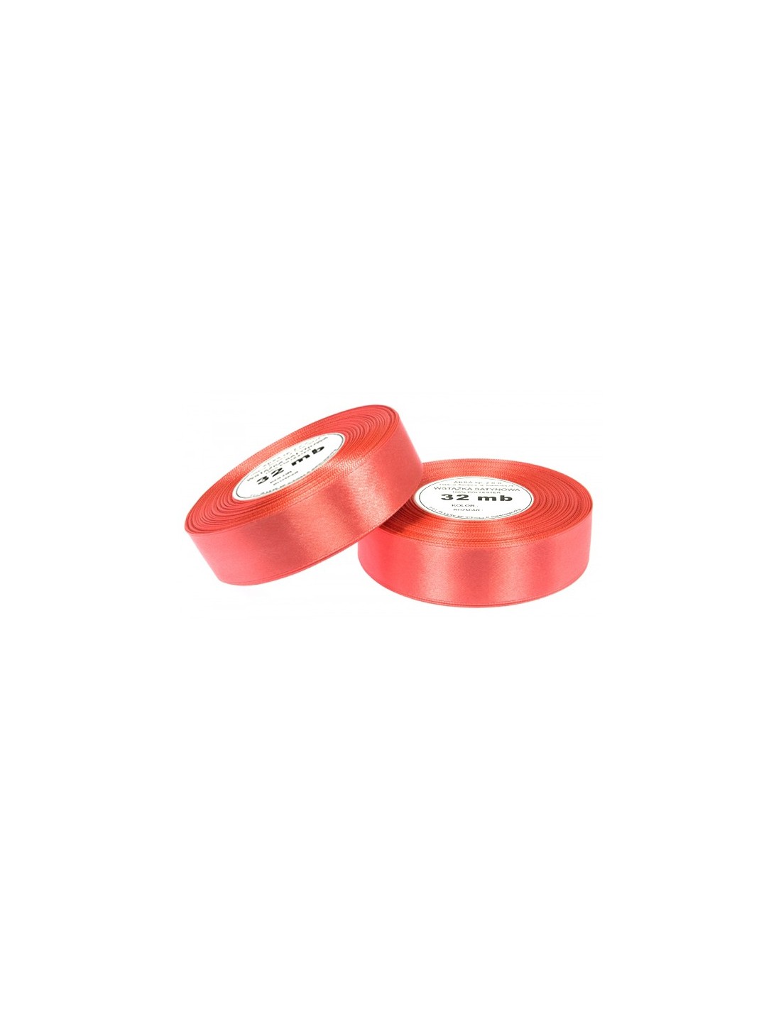 6mm WS8041 Panglică de satin coral închis 32mb 6mm WS8041 Panglică de satin coral închis 32mb