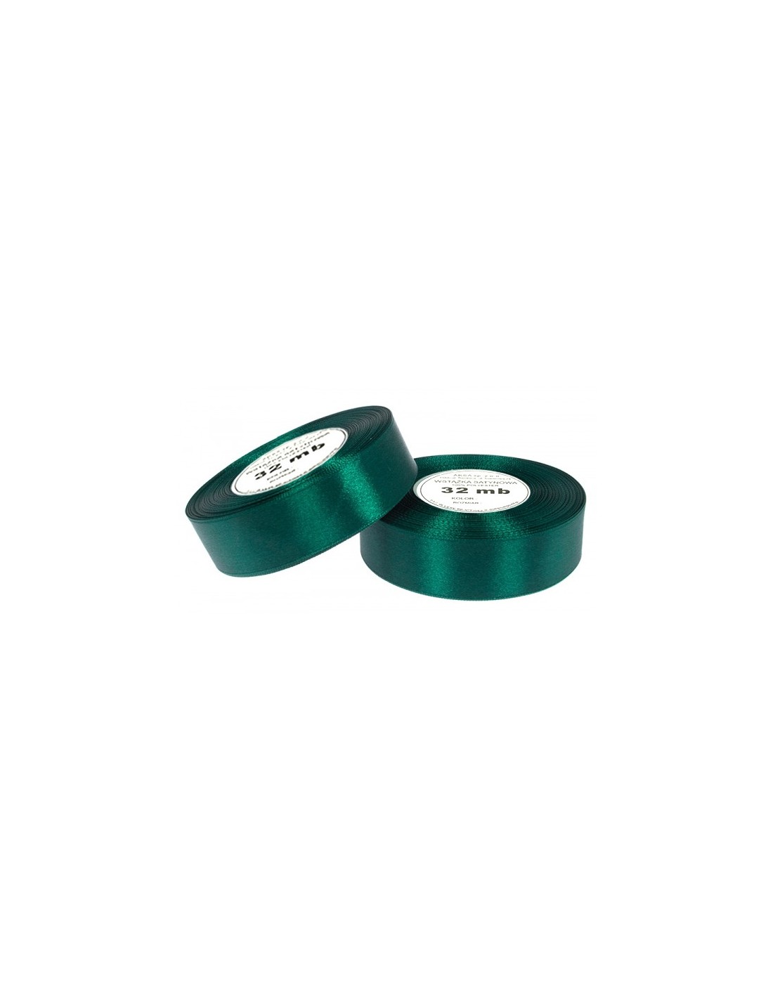 12mm WS8090 Panglică de satin închis verde 32m 12mm WS8090 Panglică de satin închis verde 32m