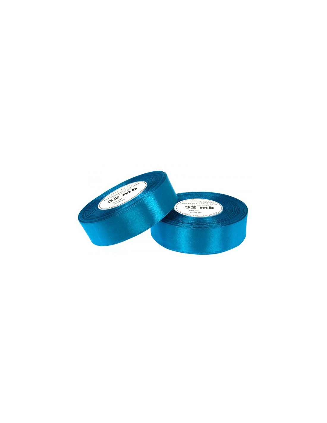 12mm WS8097 Panglică de satin turcoaz închis 32mb 12mm WS8097 Panglică de satin turcoaz închis 32mb