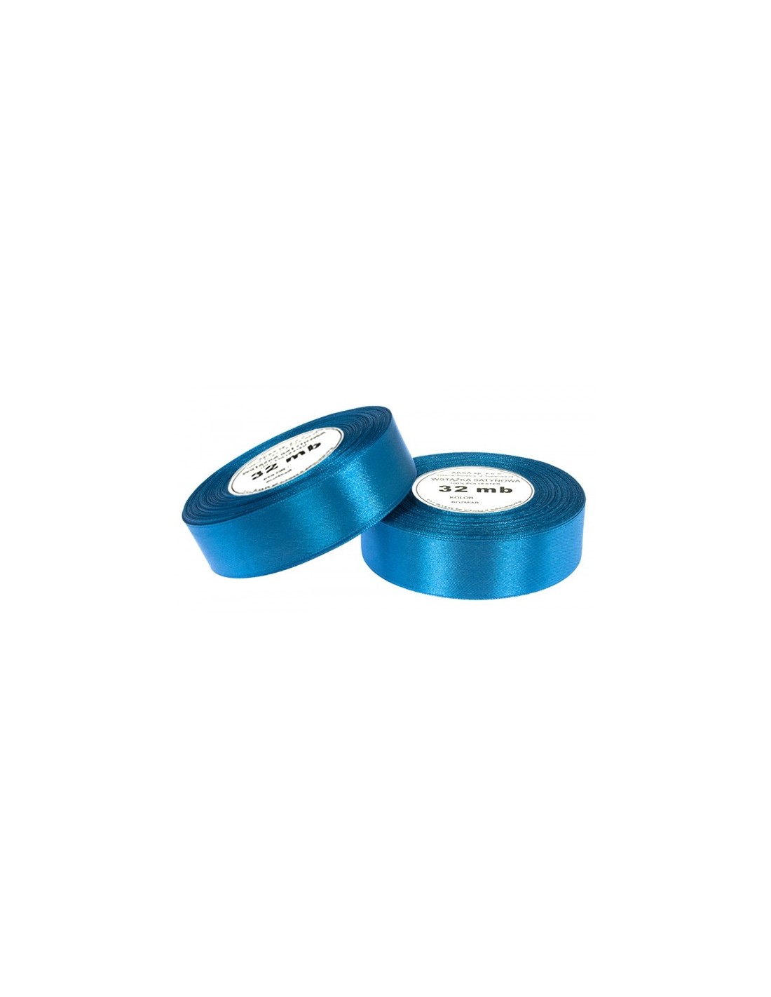12mm WS8102 Panglică de satin albastru 32mb 12mm WS8102 Panglică de satin albastru 32mb