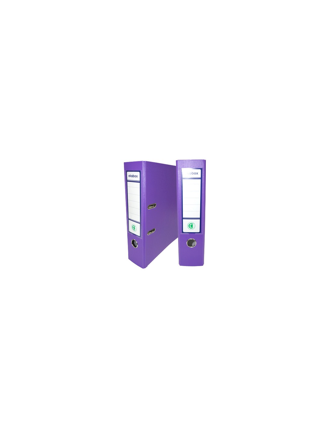 Legător de documente PP Ekobox 80mm violet 20 pcs. Legător de documente PP Ekobox 80mm violet 20 pcs.
