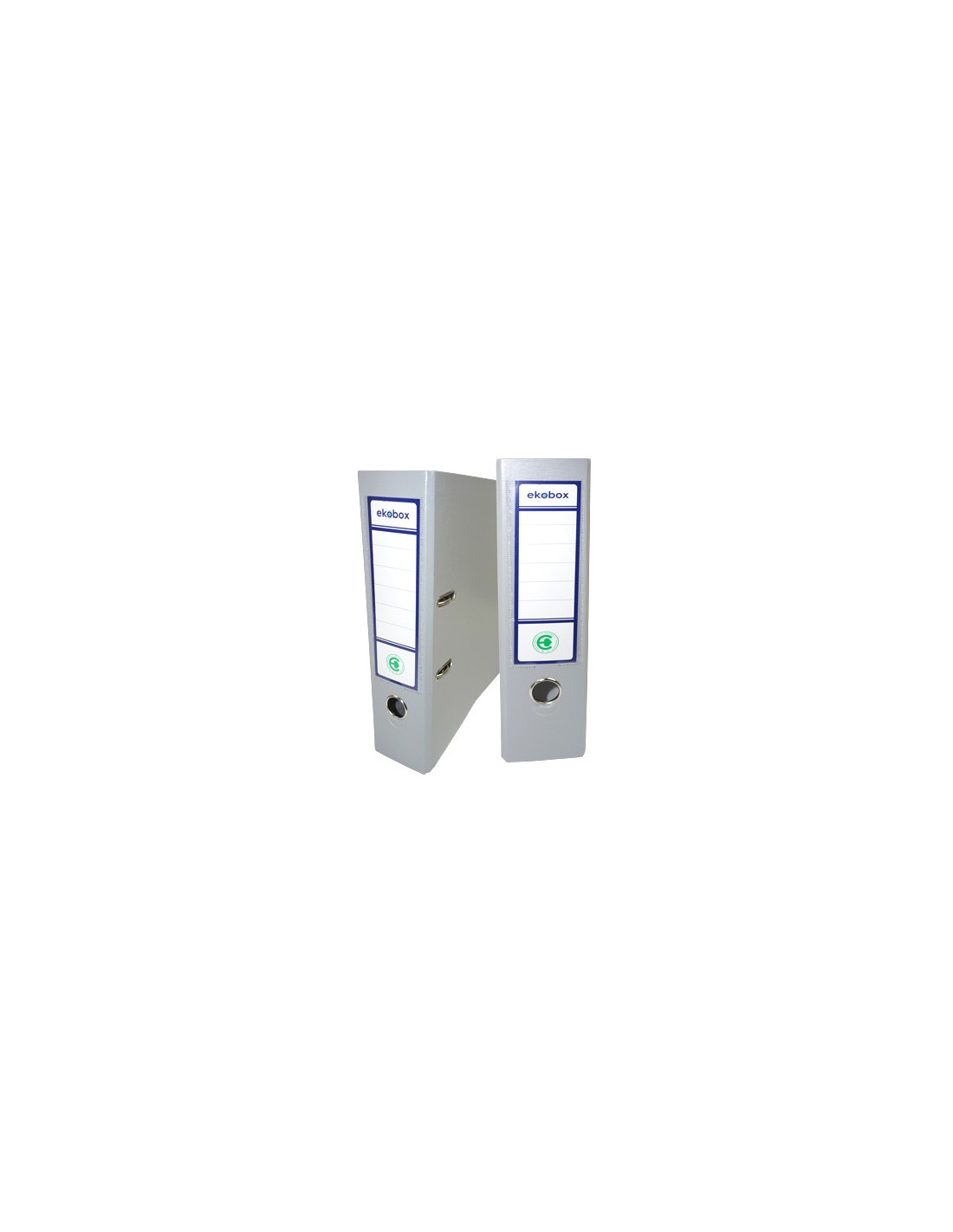 Legător de documente PP Ekobox 80mm gri 20 pcs. Legător de documente PP Ekobox 80mm gri 20 pcs.
