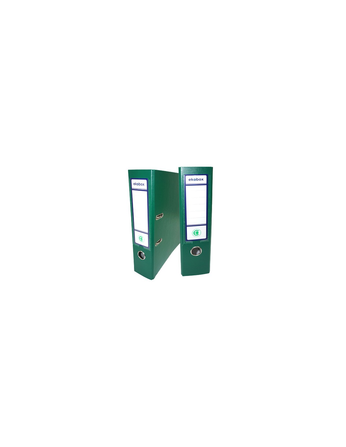 Legător de documente PP Ekobox 80mm verde 20 pcs. Legător de documente PP Ekobox 80mm verde 20 pcs.