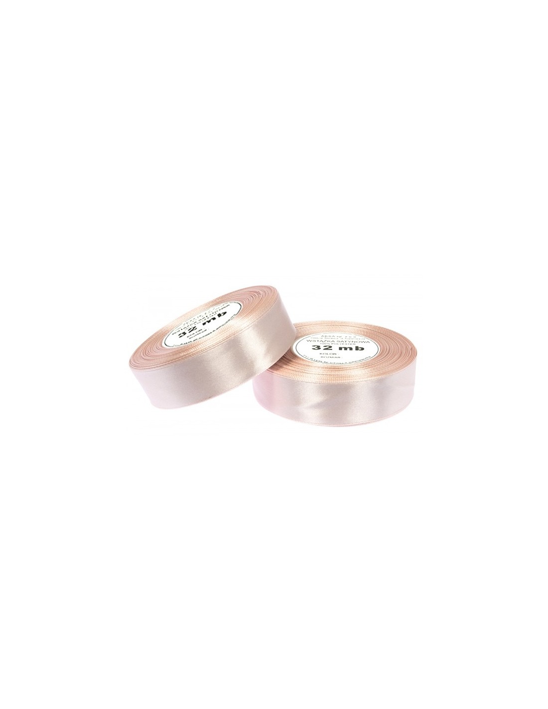 12mm WS8129 Panglică de satin bej 32mb 12mm WS8129 Panglică de satin bej 32mb