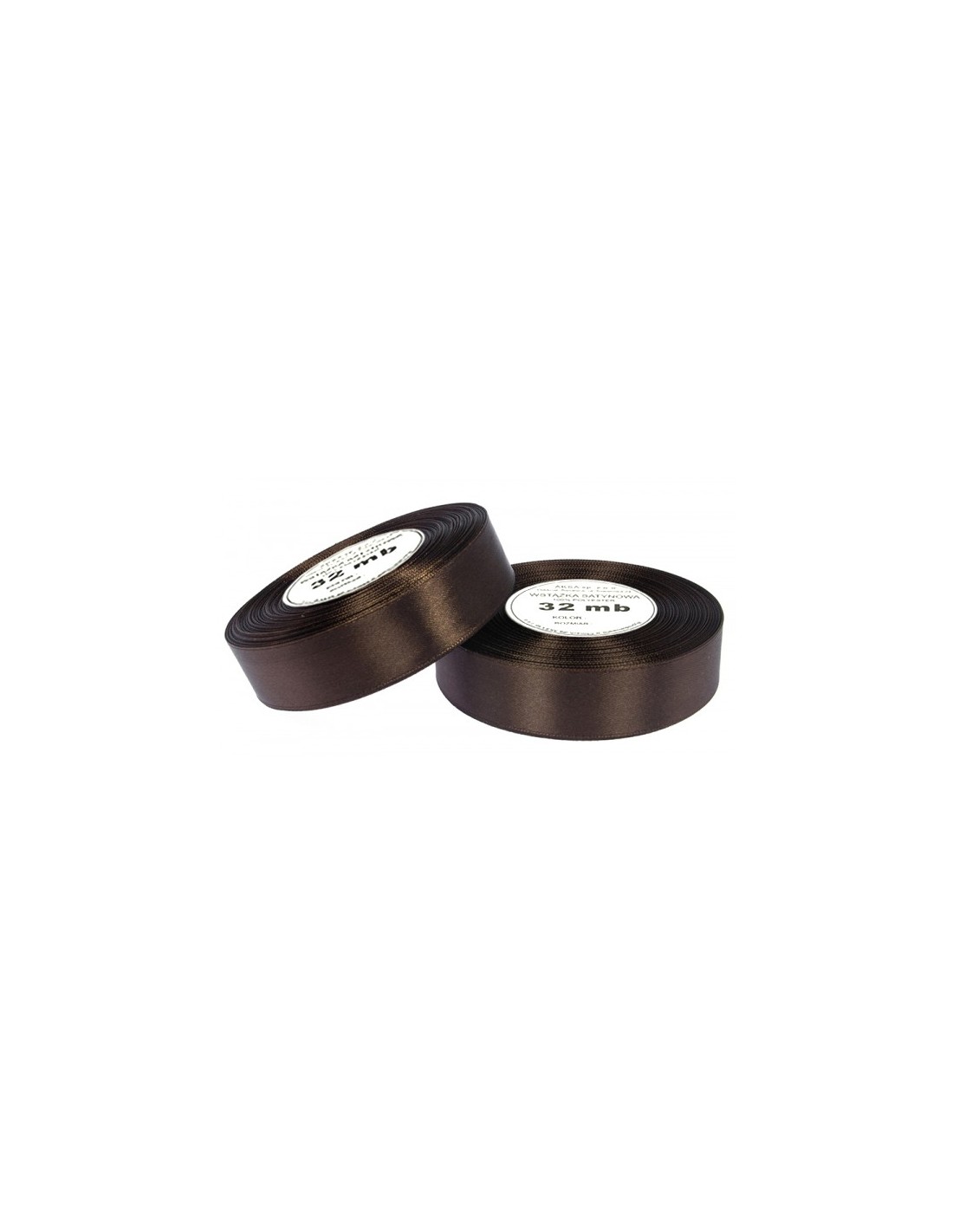 12mm WS8135 Panglică de satin maro închis 32mb 12mm WS8135 Panglică de satin maro închis 32mb