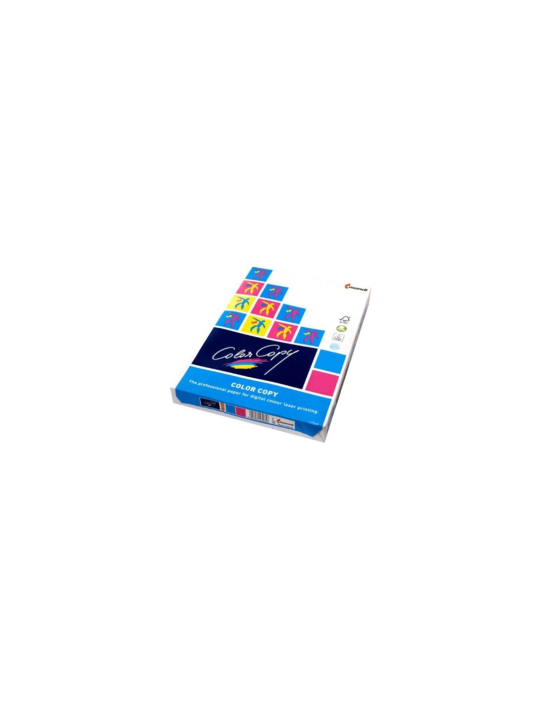 Hârtie decorativă netedă satinată Color Copy 90g alb 500A4 Hârtie decorativă netedă satinată Color Copy 90g alb 500A4