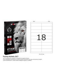 Etykiety samoprzylepne EME9 100x30 (18) 100A4