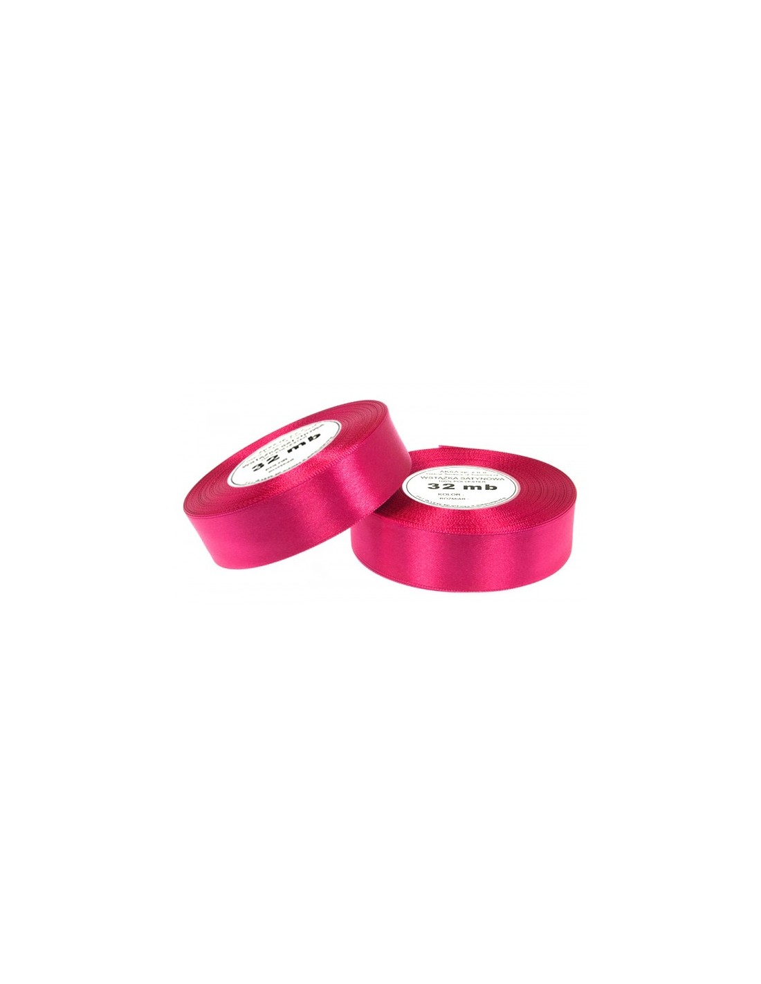 25mm WS8051 Panglică de satin roz intensiv 32mb 25mm WS8051 Panglică de satin roz intensiv 32mb