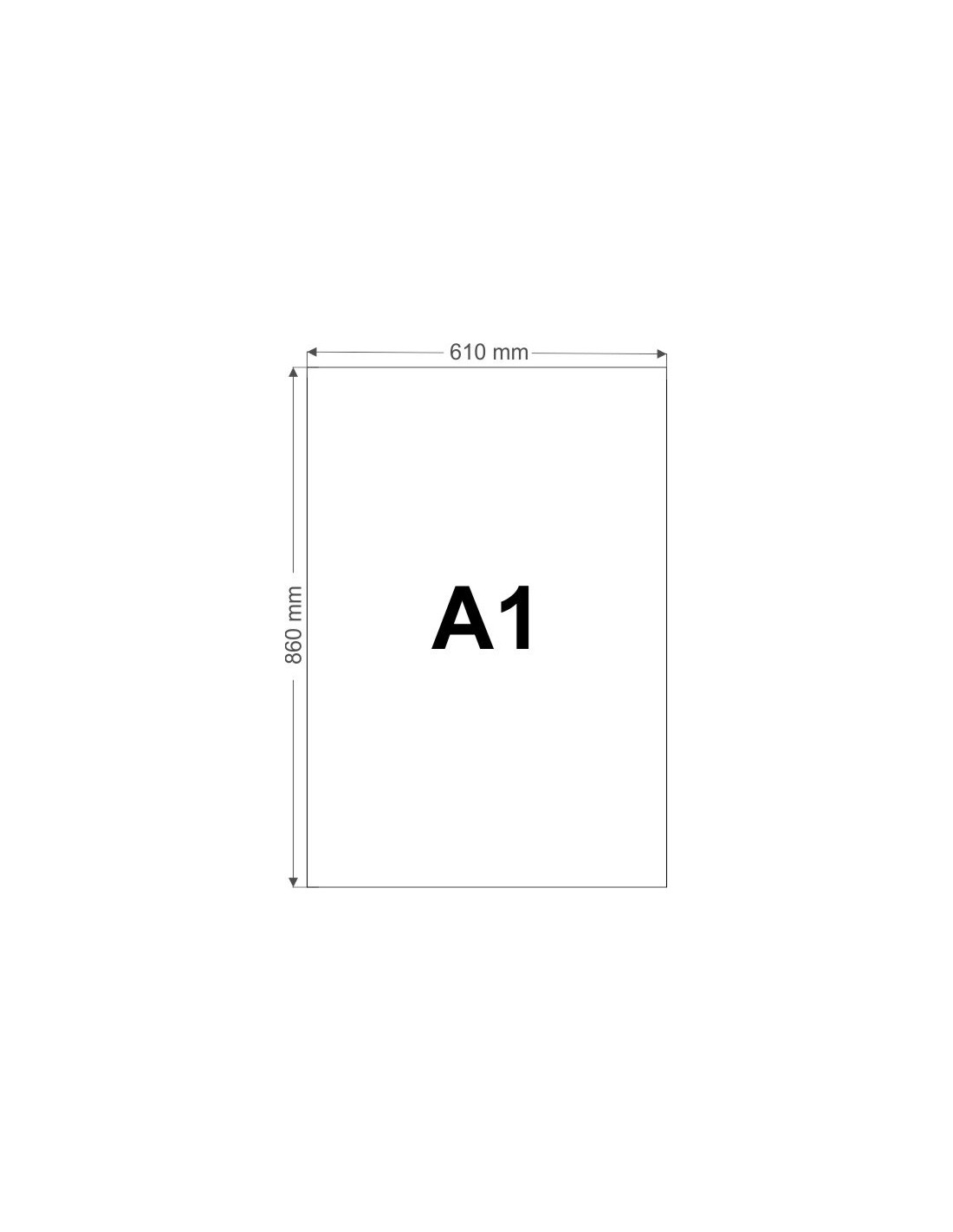 Papier Offset 170g 61x86