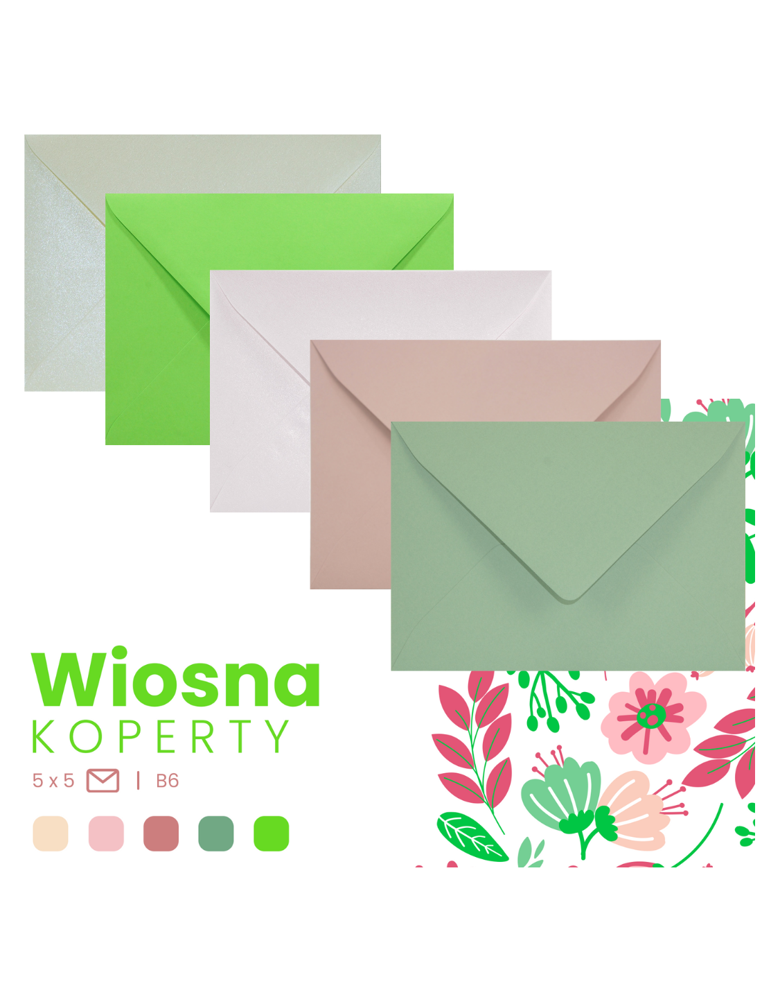 Zestaw mix kopert B6 NK Wiosna - 25szt. Zestaw mix kopert B6 NK Wiosna - 25szt.