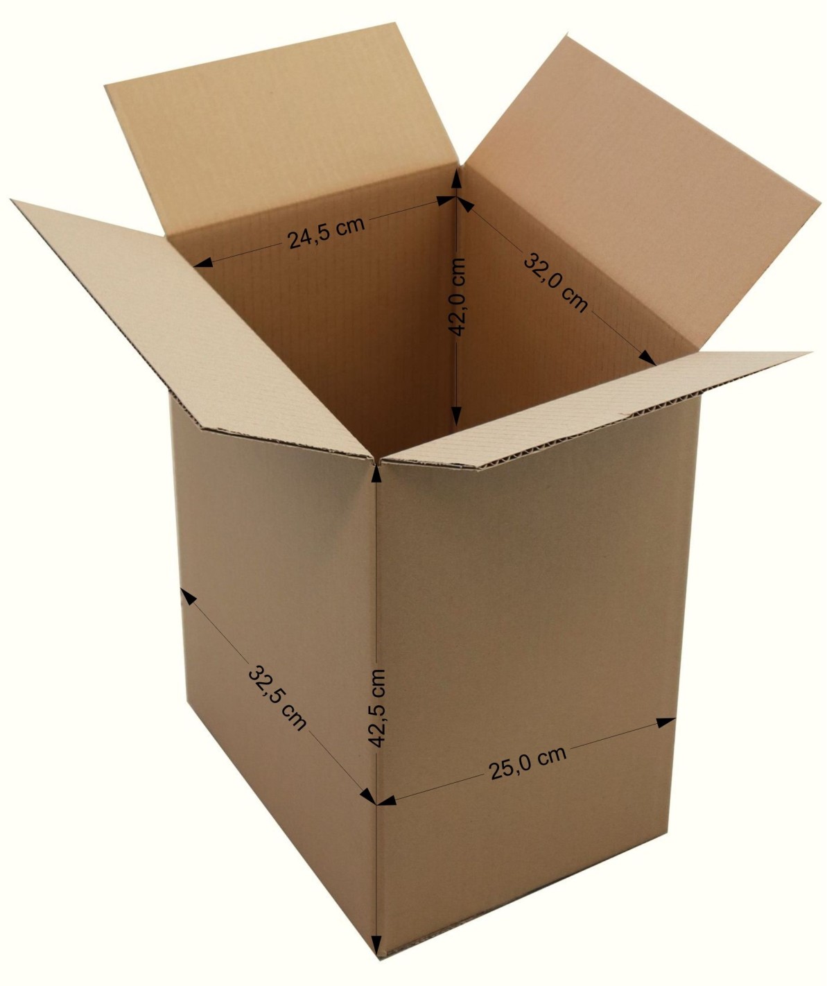 Karton klapowy 32,5x25x42,5cm Karton klapowy 32,5x25x42,5cm