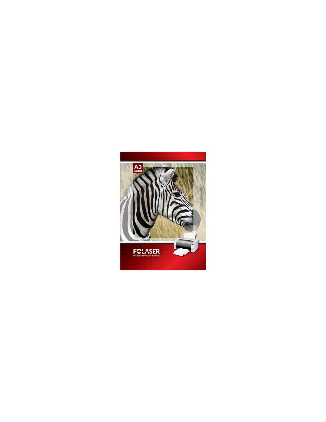 FOLASER B CL Folia samoprzylepna przezroczysta błyszcząca do drukarek laserowych pak. 10A3 FOLASER B CL Folia samoprzylepna przezroczysta błyszcząca do drukarek laserowych pak. 10A3