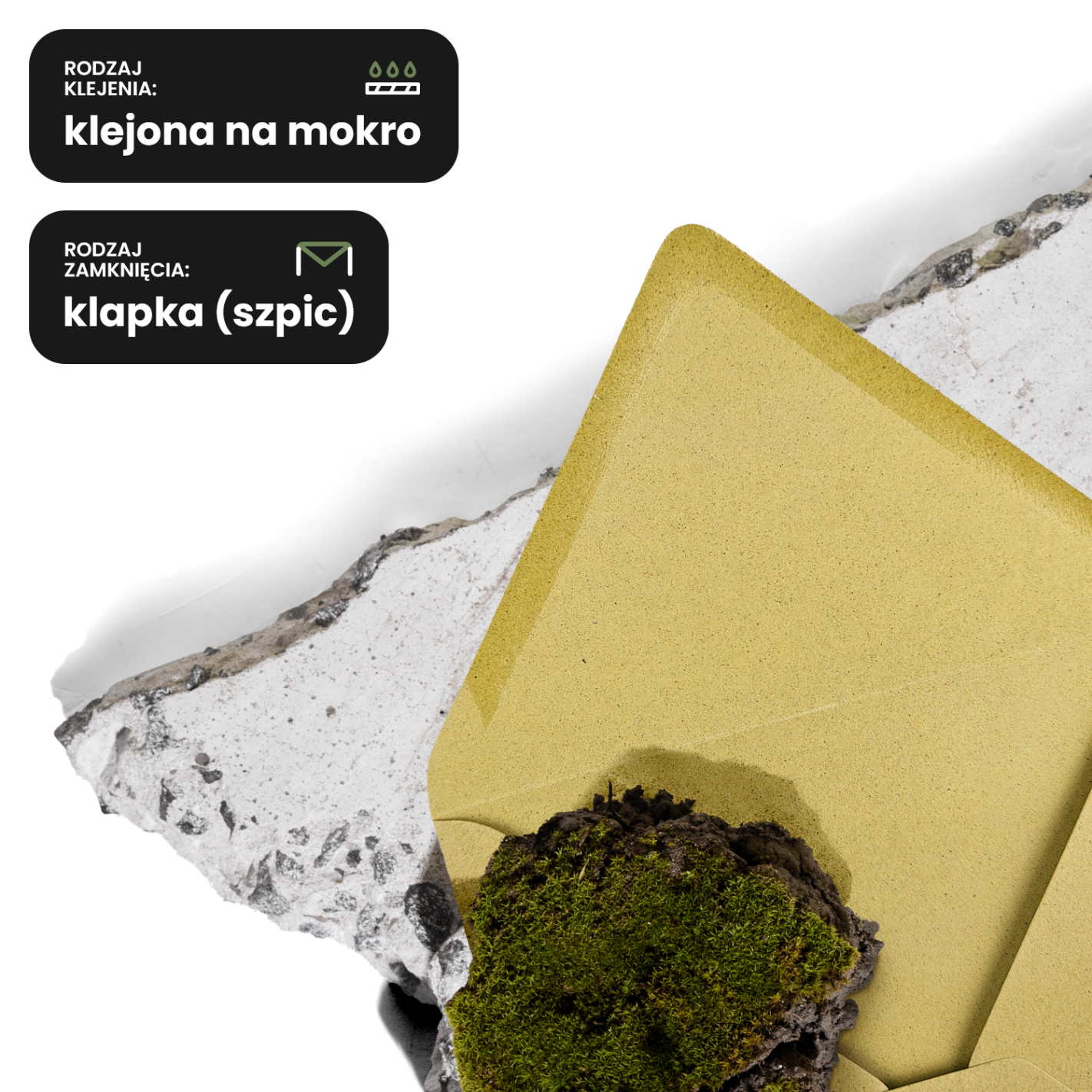 Koperta ozdobna gładka kolorowa ekologiczna kwadratowa K4 NK Crush Cocoa beżowa 120g Koperta ozdobna gładka kolorowa ekologiczna kwadratowa K4 NK Crush Cocoa beżowa 120g