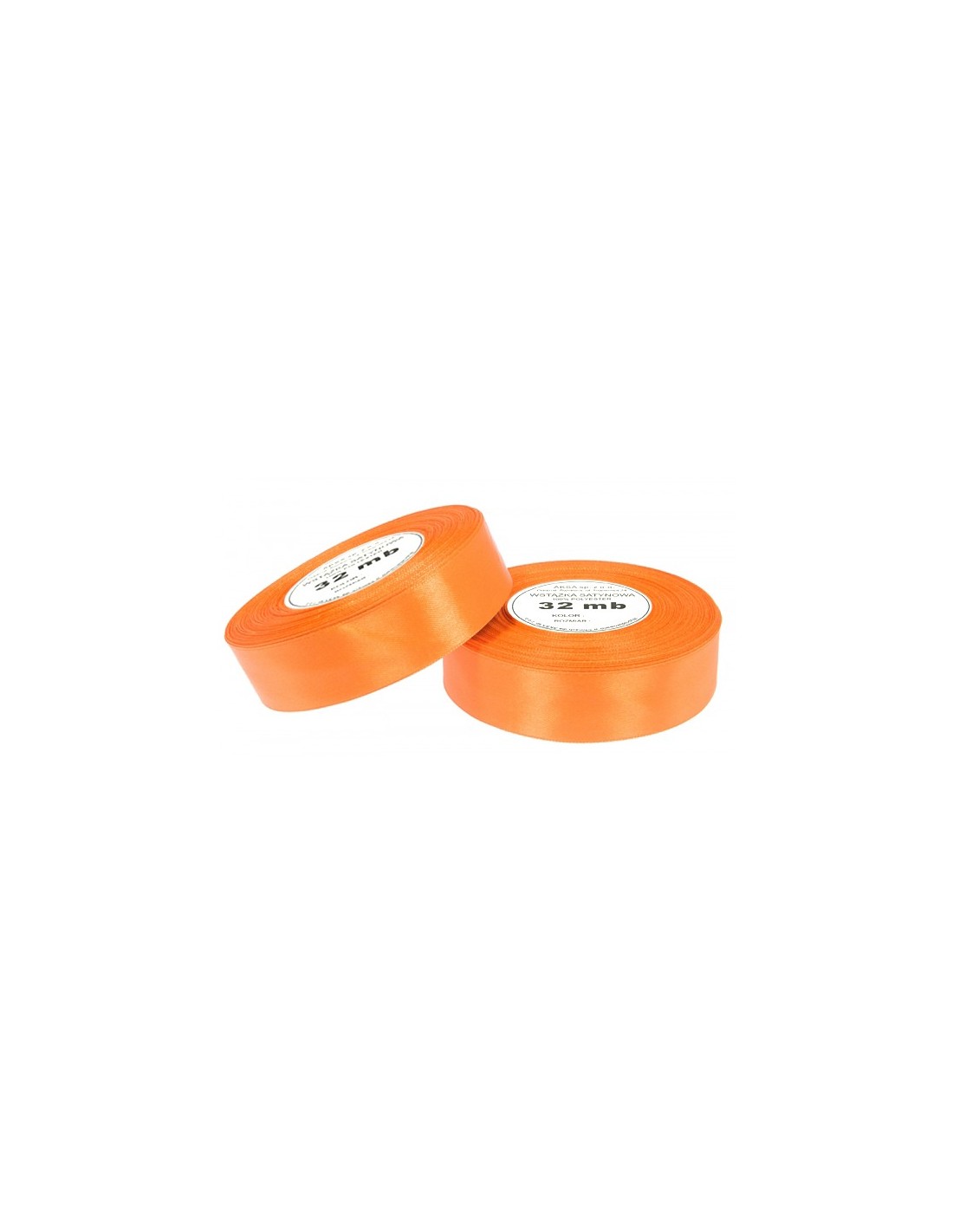 12mm WS8020 Panglică de satin portocaliu închis 32mb 12mm WS8020 Panglică de satin portocaliu închis 32mb