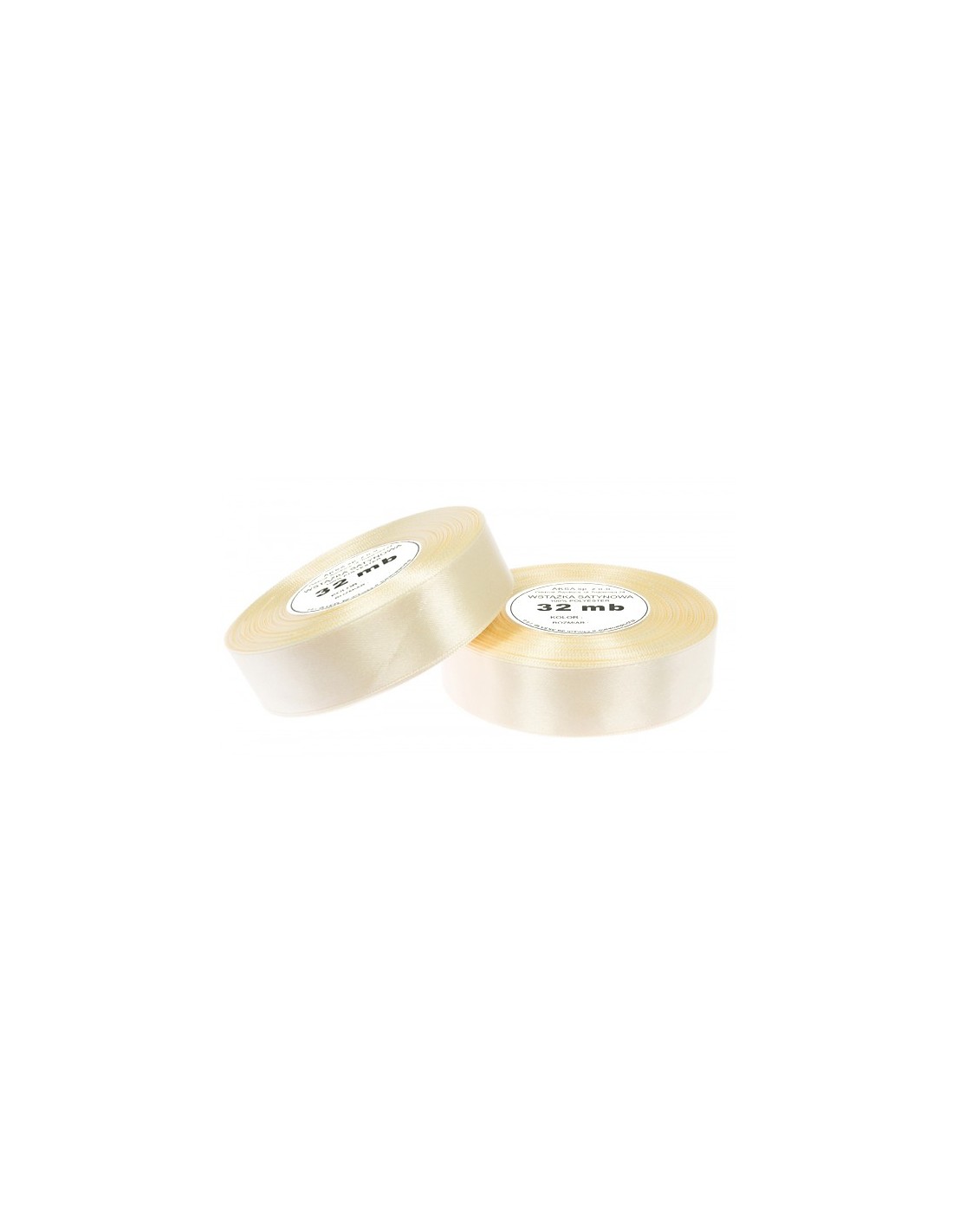 6mm WS8004 Panglică de satin ecru 32mb 6mm WS8004 Panglică de satin ecru 32mb