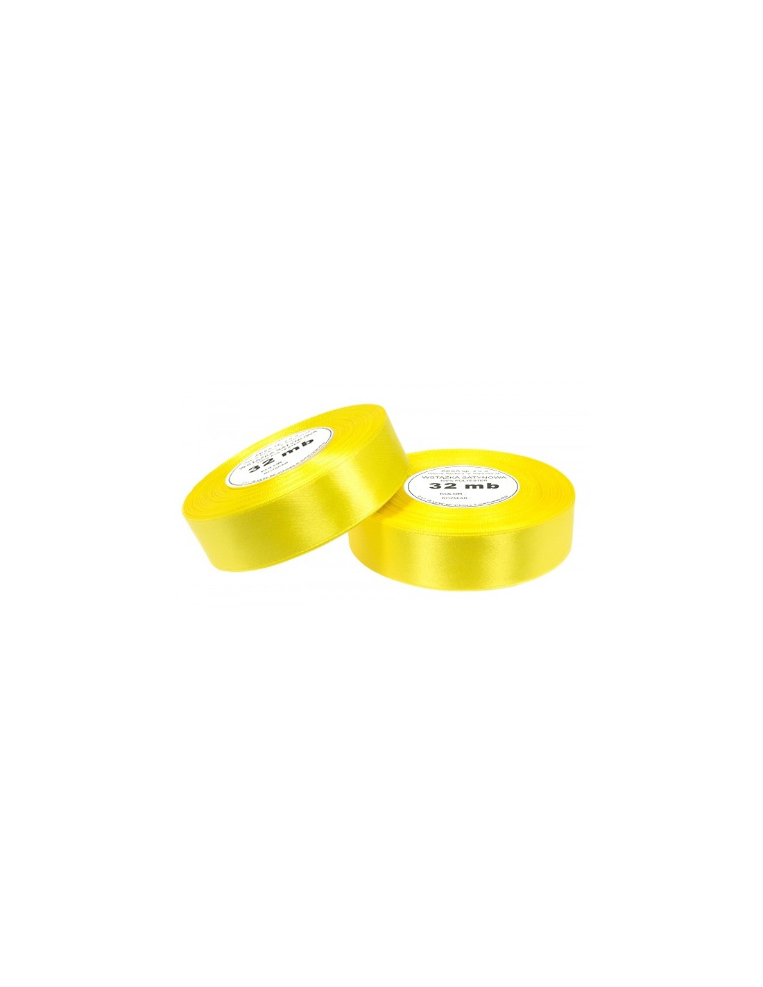 6mm WS8011 Panglică de satin galben 32mb 6mm WS8011 Panglică de satin galben 32mb