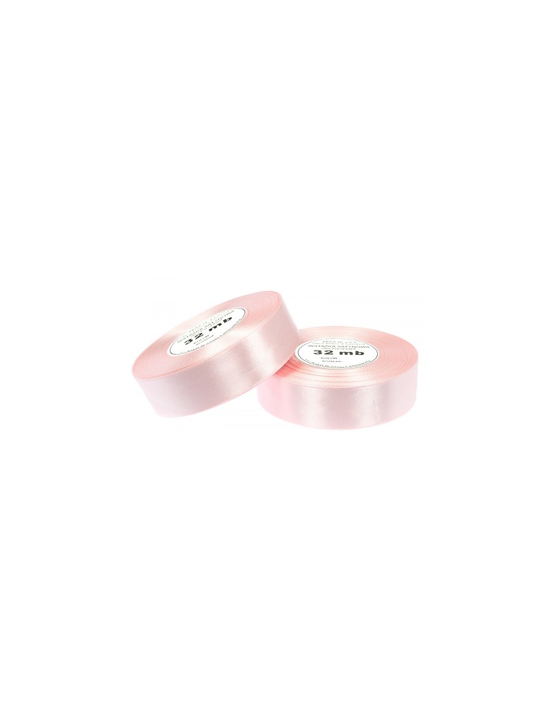 12mm WS8033 Panglică de satin roz pulbere 32mb 12mm WS8033 Panglică de satin roz pulbere 32mb